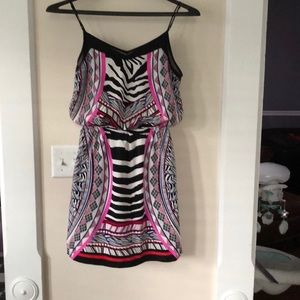 Multi colored patterned dress from Express